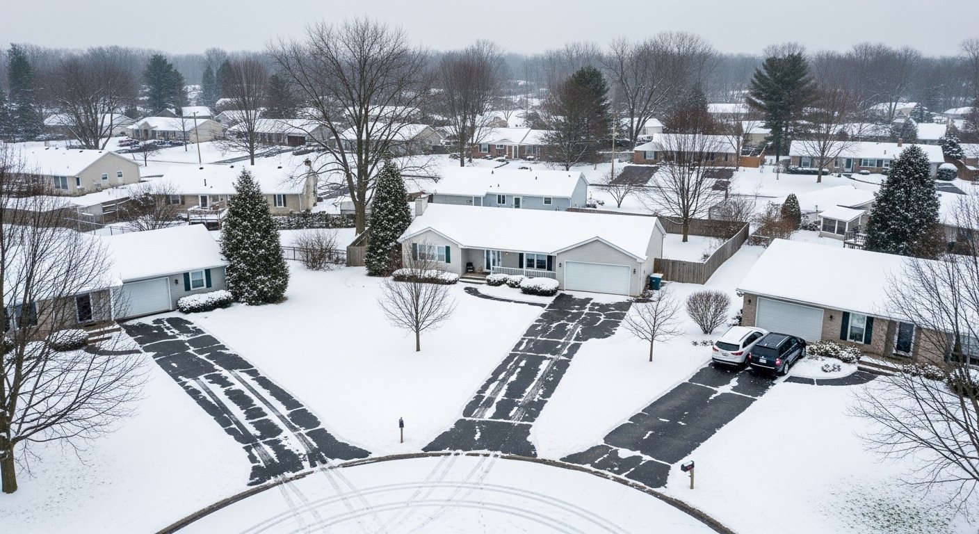 Loader Service for Large Snow Clearing in Xenia, OH process