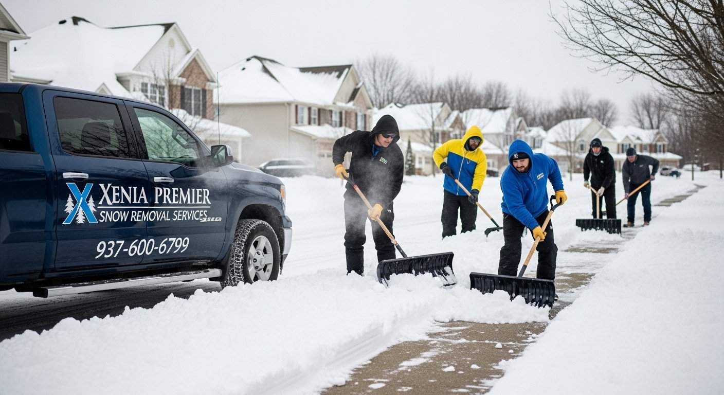 Commercial snow clearing process