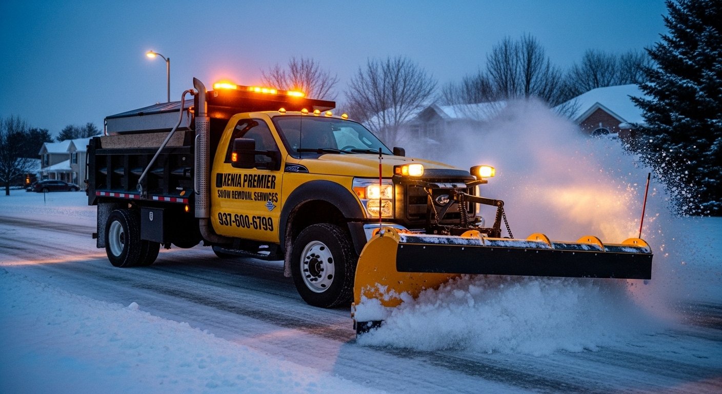 Commercial Snow Removal in Xenia, OH process