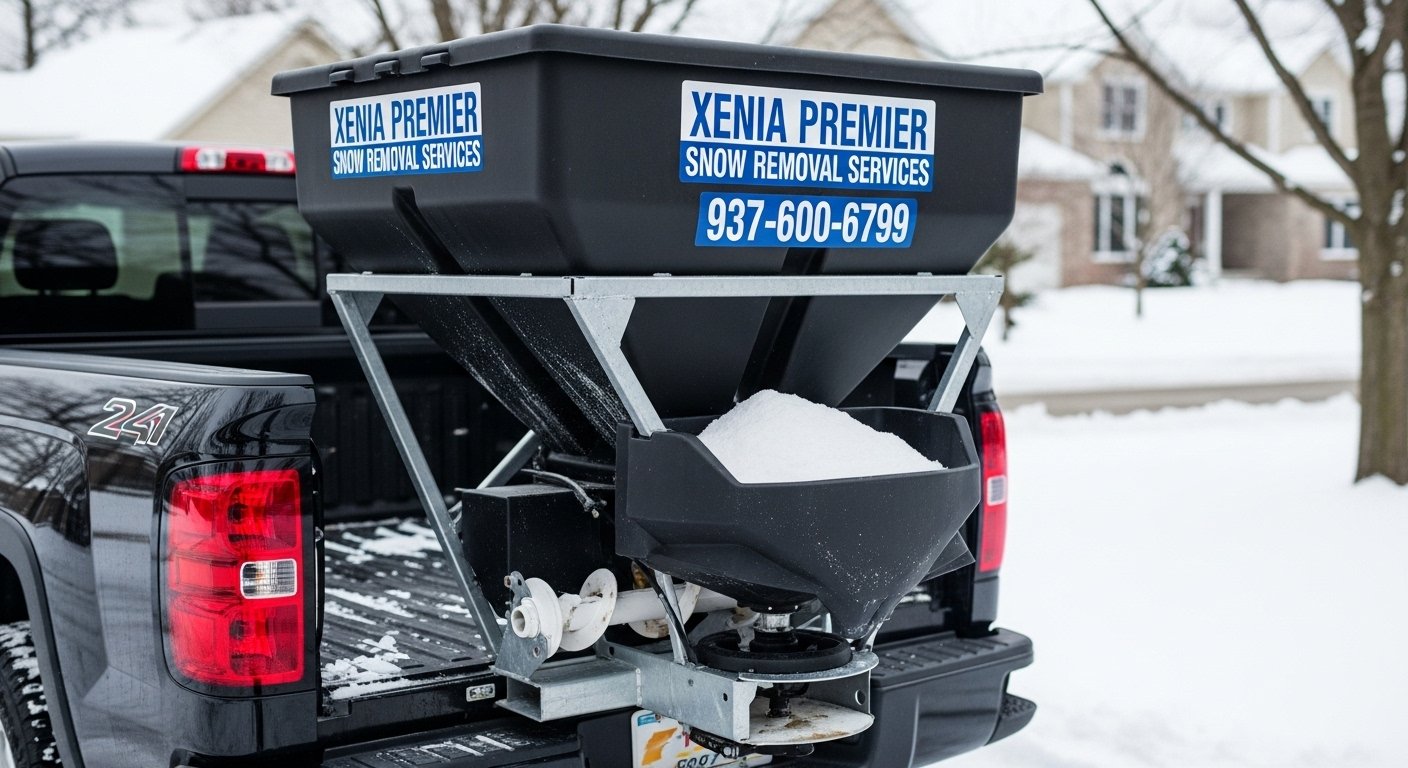 Ice Removal and Deicing in Xenia, OH crew and equipment